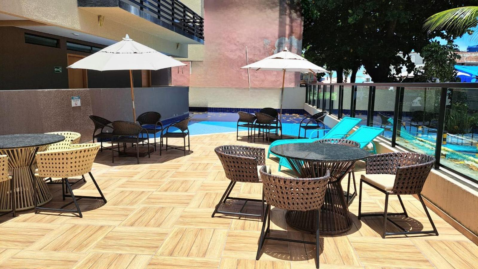 Lindo Flat No Residencial Maraca Beach Pôrto das Galinhas Eksteriør bilde